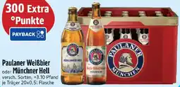 Edeka Paulaner Weißbier oder Münchner Hell Angebot