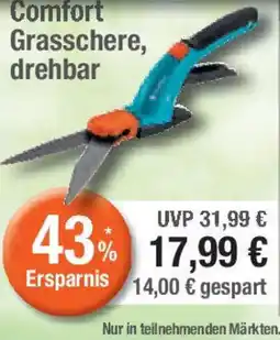 Edeka GARDENA Comfort Grasschere, drehbar Angebot