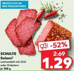 Kaufland SCHULTE Salami Angebot