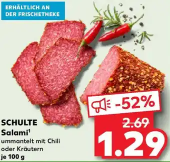 Kaufland SCHULTE Salami Angebot
