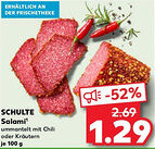 Kaufland SCHULTE Salami Angebot