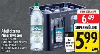 Edeka Adelholzener Mineralwasser Angebot