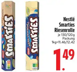 Edeka Nestlé Smarties Riesenrolle Angebot