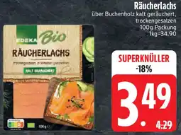 Edeka EDEKA Bio Räucherlachs Angebot