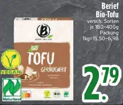 Edeka Berief Bio-Tofu Angebot