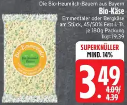 Edeka Bio-Käse Angebot