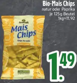 Edeka Alnatura Bio-Mais Chips Angebot