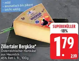 Edeka Zillertaler Bergkäse Angebot