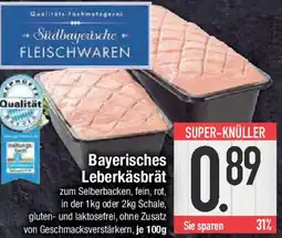 E-Center Bayerisches Leberkäsbrät Angebot