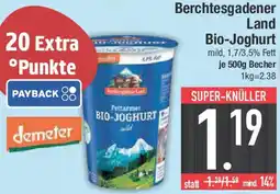 E-Center Berchtesgadener Land Bio-Joghurt Angebot