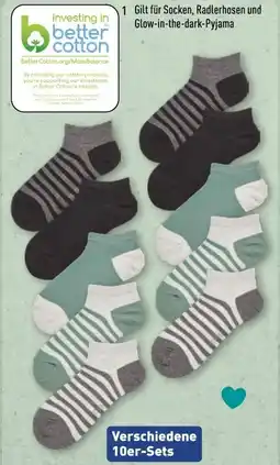 Aldi Nord L & D Kinder Socken 10er Angebot