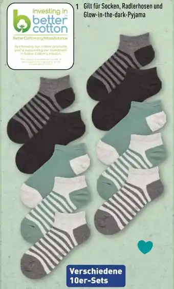 Aldi Nord L & D Kinder Socken 10er Angebot