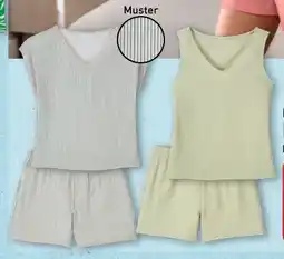 Aldi Nord Up2Fashion Damen Musselin-Shorty-Pyjama Angebot