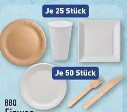 Aldi Nord BBQ Einweggeschirr Angebot