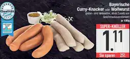 E-Center Bayerische Curry-Knacker oder Wollwurst Angebot