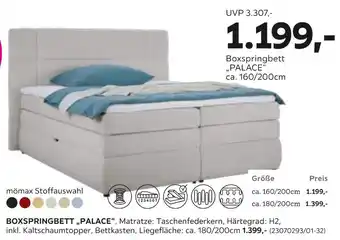 Mömax Mömax boxspringbett „palace“ Angebot