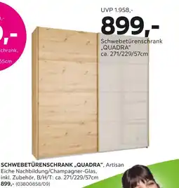 Mömax Schwebetürenschrank „quadra“ Angebot