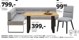 Mömax Eckbank, stuhl „canon“ oder esstisch „canu“ Angebot