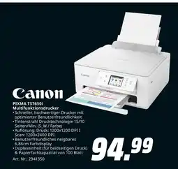 MediaMarkt Canon pixma ts7650i multifunktionsdrucker Angebot