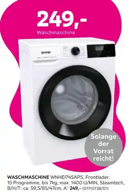 Mömax Gorenje waschmaschine wnhei74saps Angebot
