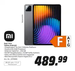 MediaMarkt Xiaomi pad 7 pro tablet android Angebot