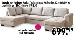 Möbel Boss Ecksofa mit funktion malte Angebot
