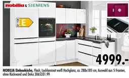 Möbel Boss Nobilia einbauküche Angebot