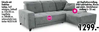 Möbel Boss Ecksofa mit funktion latina Angebot