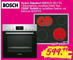 Möbel Boss Bosch herdset, einbauherd hndboss22, eek a *s1 Angebot