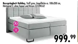 Möbel Boss Boxspringbett holiday Angebot