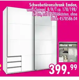 Möbel Boss Schwebetürenschrank emden Angebot