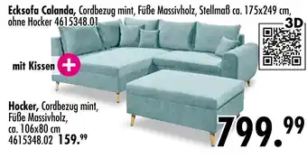 Möbel Boss Ecksofa calanda oder hocker Angebot