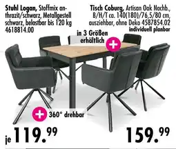 Möbel Boss Stuhl logan oder tisch coburg Angebot