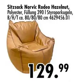 Möbel Boss Sitzsack norvic rodeo hazelnut Angebot
