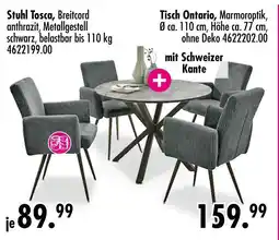 Möbel Boss Stuhl tosca oder tisch ontario Angebot