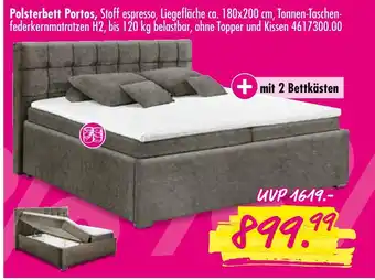 Möbel Boss Polsterbett portos Angebot