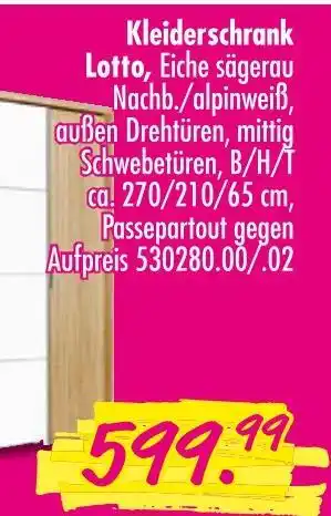 Möbel Boss Kleiderschrank Angebot