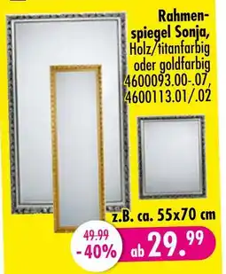 Möbel Boss Rahmenspiegel sonja Angebot