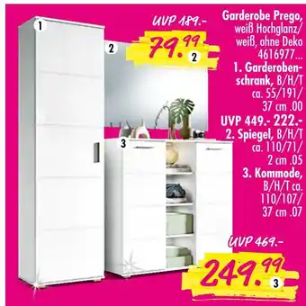 Möbel Boss Garderobe prego Angebot