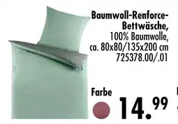 Möbel Boss Baumwoll-renforce- bettwäsche Angebot