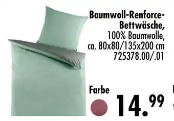 Möbel Boss Baumwoll-renforce- bettwäsche Angebot