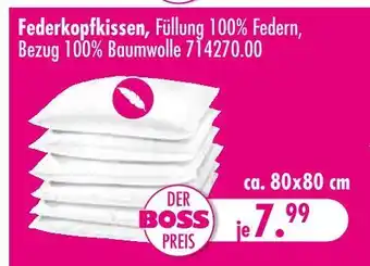 Möbel Boss Federkopfkissen Angebot
