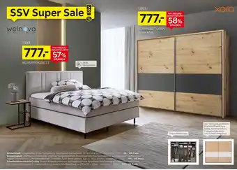 XXXLutz Xora beistelltisch, boxspringbett oder schwebetürenschrank 2-türig Angebot