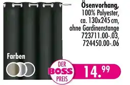 Möbel Boss Ösenvorhang Angebot