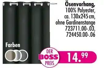 Möbel Boss Ösenvorhang Angebot
