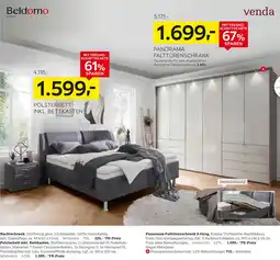 XXXLutz Venda, beldomo nachtschrank, polsterbett inkl. bettkasten oder panorama-falttürenschrank 3-türig Angebot