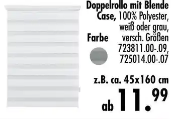 Möbel Boss Doppelrollo mit blende Angebot