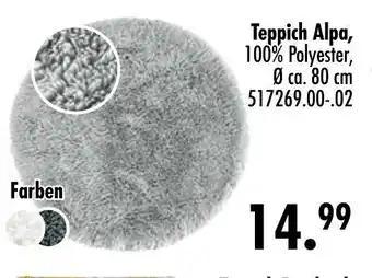 Möbel Boss Teppich alpa Angebot
