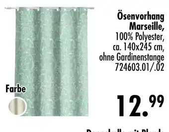 Möbel Boss Ösenvorhang marseille Angebot