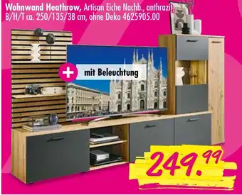 Möbel Boss Wohnwand heathrow Angebot